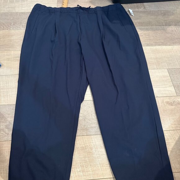 OLD NAVY WOMENS HIGH RISE BILLIE COMFORT WAIST BLUE PANTS NEW 3X - Picture 1 of 10